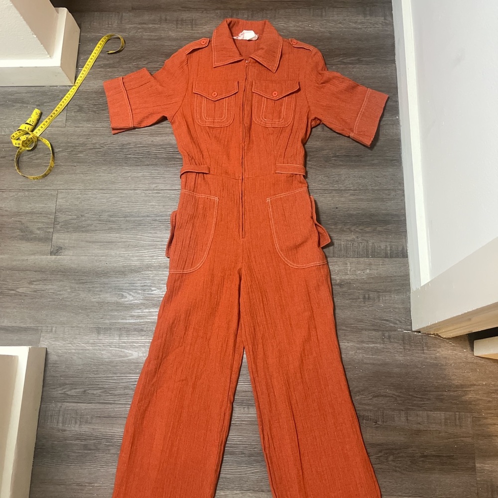 Vintage 70s cotton jumpsuit
